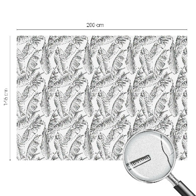 Folie geam să nu se vadă din exterior Frunze tropicale