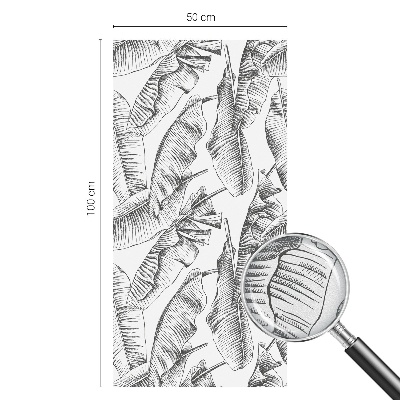 Folie geam să nu se vadă din exterior Frunze tropicale