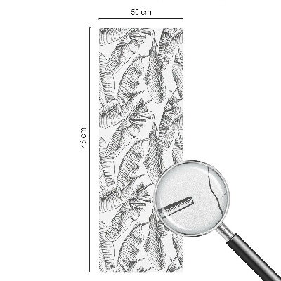 Folie geam să nu se vadă din exterior Frunze tropicale