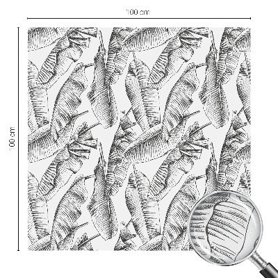 Folie geam să nu se vadă din exterior Frunze tropicale