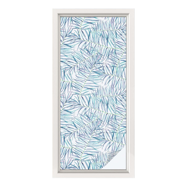 Folie geam intimitate model vitraliu Model botanic