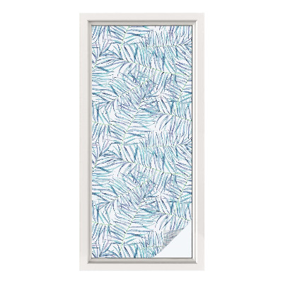 Folie geam intimitate model vitraliu Model botanic