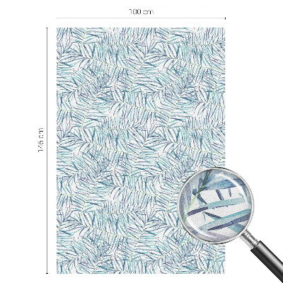 Folie geam intimitate model vitraliu Model botanic