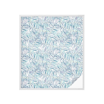 Folie geam intimitate model vitraliu Model botanic