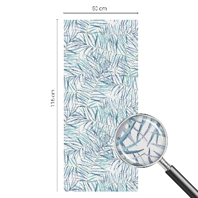 Folie geam intimitate model vitraliu Model botanic