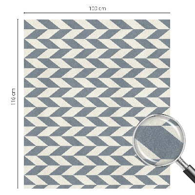 Autocolant vitraliu pentru geam Iluzie geometrică