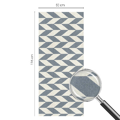 Autocolant vitraliu pentru geam Iluzie geometrică