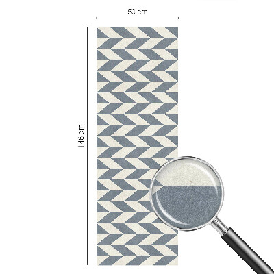 Autocolant vitraliu pentru geam Iluzie geometrică