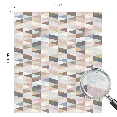 Autocolant vitraliu pentru geam Simetrie pastelată