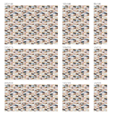 Autocolant vitraliu pentru geam Simetrie pastelată