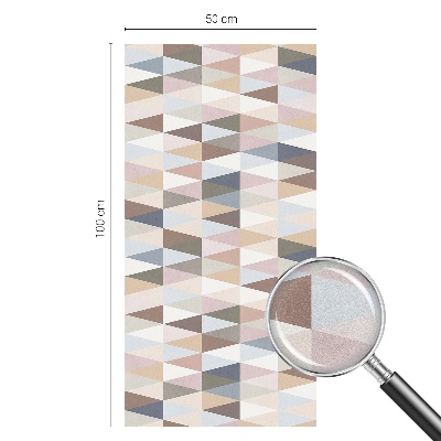 Autocolant vitraliu pentru geam Simetrie pastelată