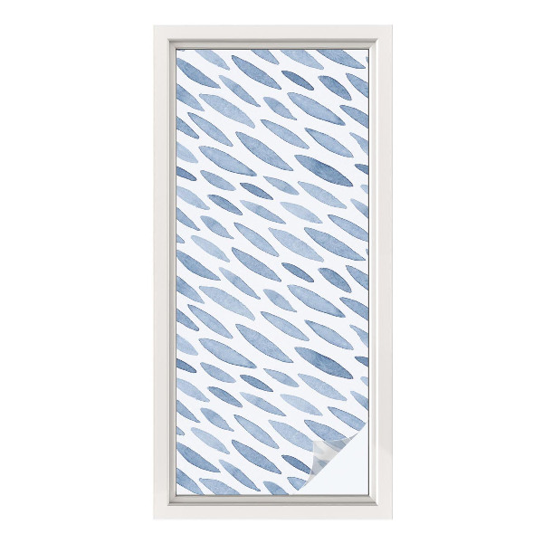 Folie decorativă geam Accidente albastre