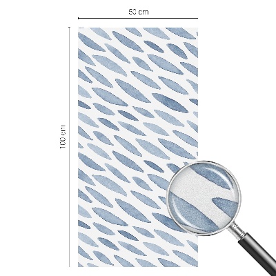 Folie decorativă geam Accidente albastre