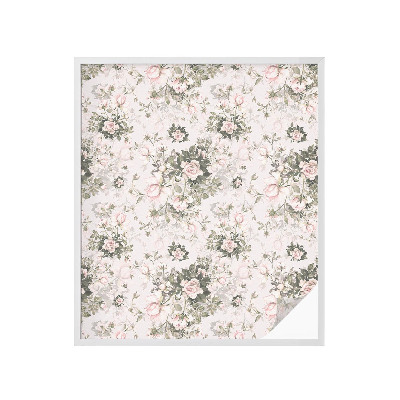 Folie geam intimitate model vitraliu Frumusețe florală