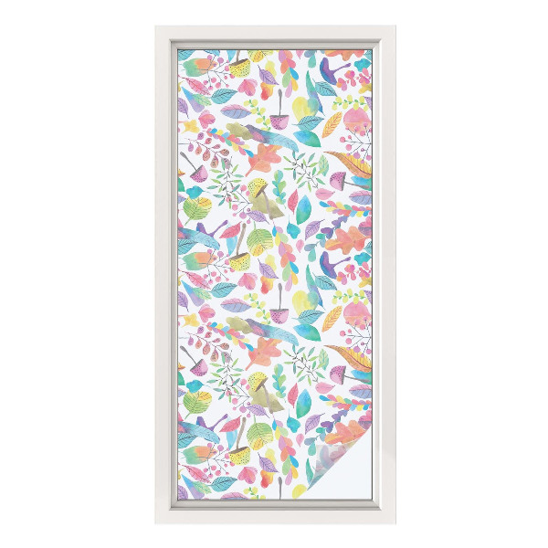 Folie decorativă geam Compoziție colorată