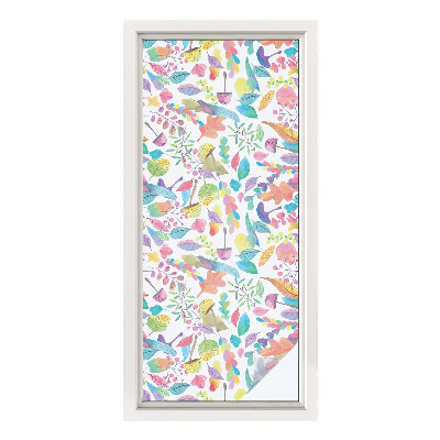 Folie decorativă geam Compoziție colorată