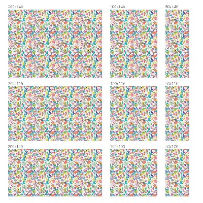 Folie decorativă geam Compoziție colorată