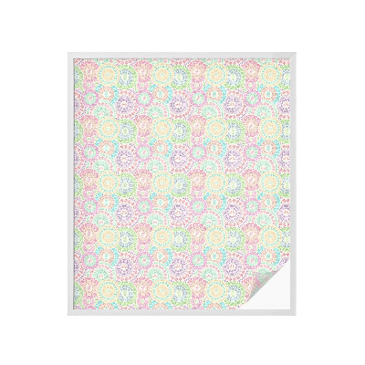 Folie geam intimitate model vitraliu Mandale colorate