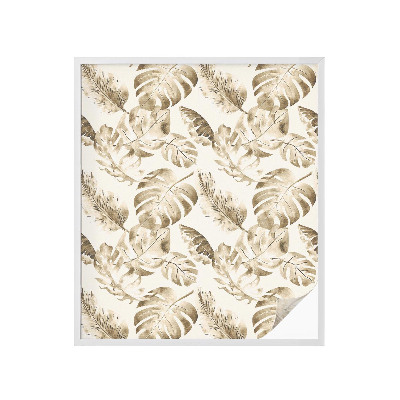 Autocolant vitraliu pentru geam Plante tropicale