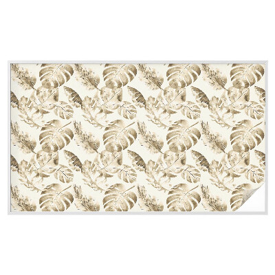 Autocolant vitraliu pentru geam Plante tropicale