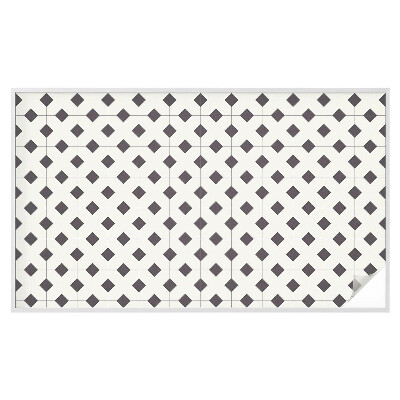 Folie decorativă geam Diamante albe și negre