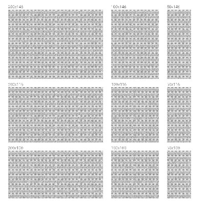 Folie geam să nu se vadă din exterior Dungi geometrice