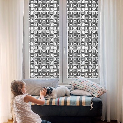 Folie decorativă vitraliu pentru uși și ferestre Model energetic