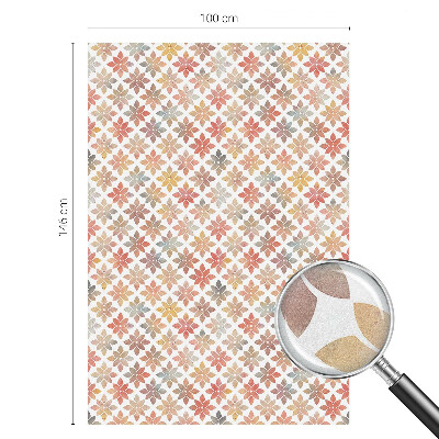 Folie geam intimitate model vitraliu Frumusețe florală