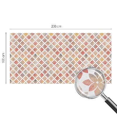 Folie geam intimitate model vitraliu Frumusețe florală