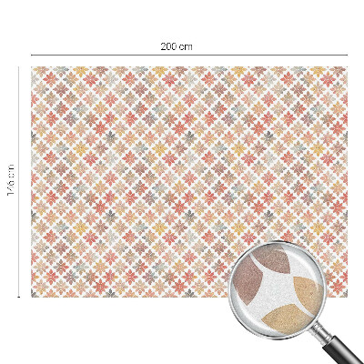 Folie geam intimitate model vitraliu Frumusețe florală