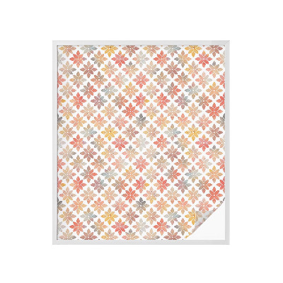 Folie geam intimitate model vitraliu Frumusețe florală