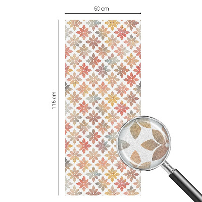 Folie geam intimitate model vitraliu Frumusețe florală