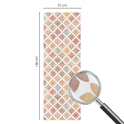 Folie geam intimitate model vitraliu Frumusețe florală