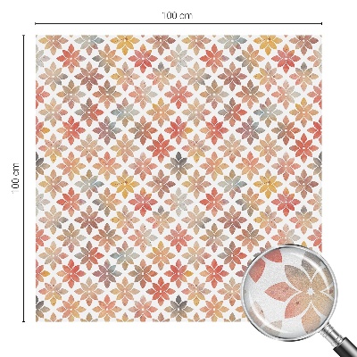 Folie geam intimitate model vitraliu Frumusețe florală