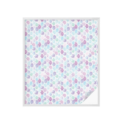 Autocolant vitraliu pentru geam Puncte pastelate