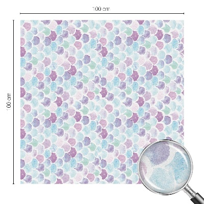 Autocolant vitraliu pentru geam Puncte pastelate