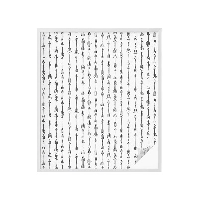 Folie geam intimitate model vitraliu Săgeți geometrice