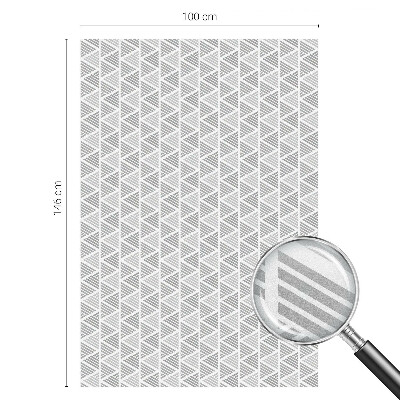 Folie decorativă vitraliu pentru uși și ferestre Model de romb