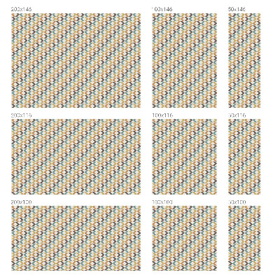 Folie decorativă vitraliu pentru uși și ferestre Romburi geometrice