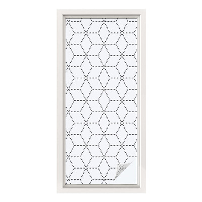 Folie decorativă geam Romburi punctate