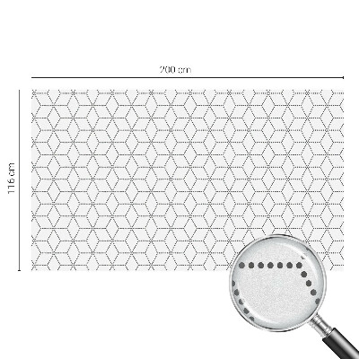 Folie decorativă geam Romburi punctate