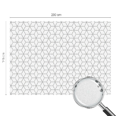 Folie decorativă geam Romburi punctate