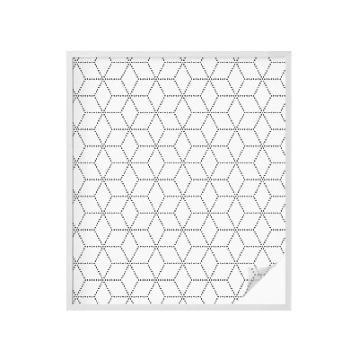 Folie decorativă geam Romburi punctate