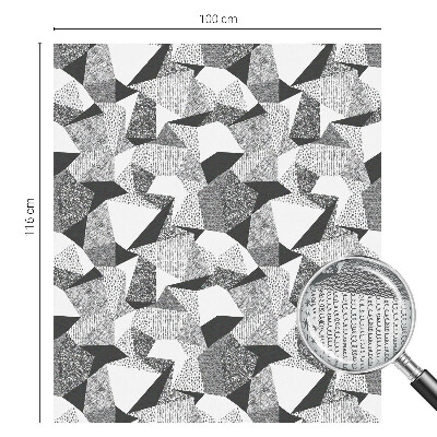 Autocolant vitraliu pentru geam Figuri geometrice