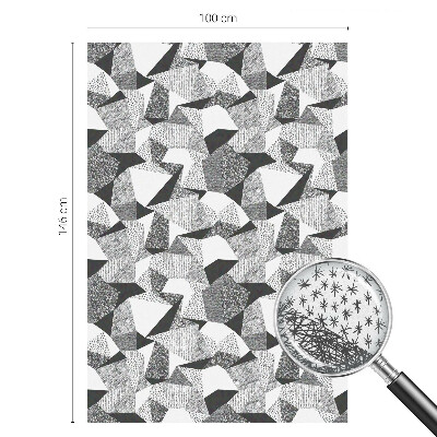 Autocolant vitraliu pentru geam Figuri geometrice