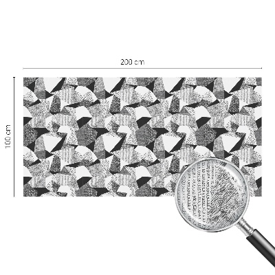 Autocolant vitraliu pentru geam Figuri geometrice