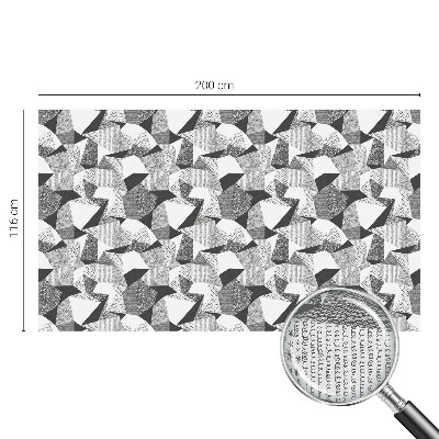 Autocolant vitraliu pentru geam Figuri geometrice