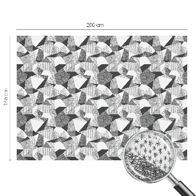 Autocolant vitraliu pentru geam Figuri geometrice