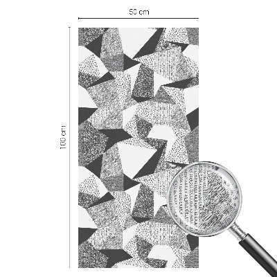 Autocolant vitraliu pentru geam Figuri geometrice