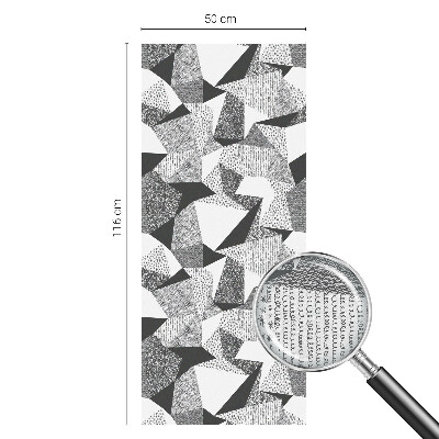 Autocolant vitraliu pentru geam Figuri geometrice